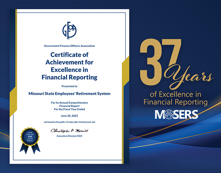 GFOA Certificate of Achievement for Excellence in Financial Reporting-37 years of excellence in financial reporting